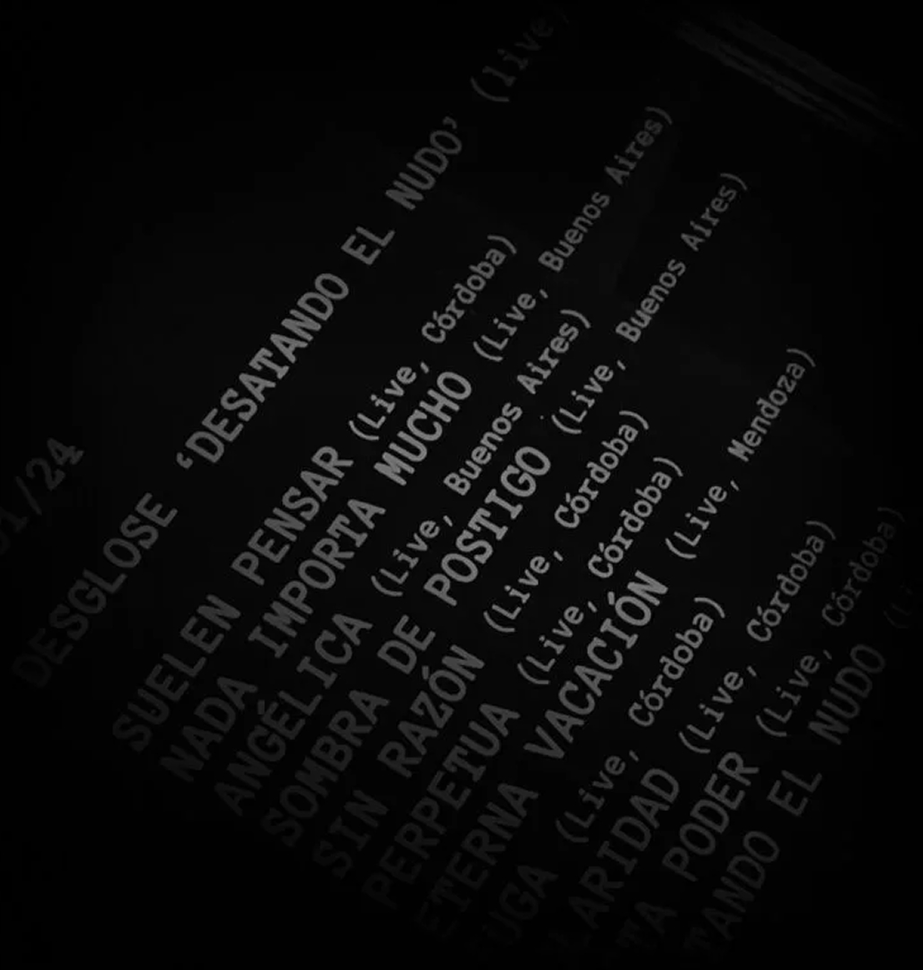 Tracklist Desatando el Nudo