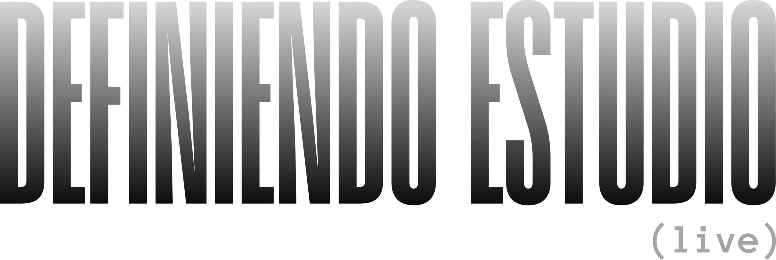 DEFINIENDO ESTUDIO (live)